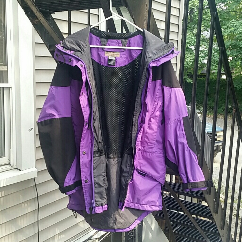 EMS Vintage Color-Block Heavy Windbreaker - Picture 4 of 5